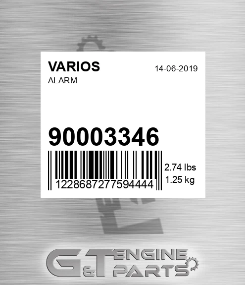 900.03346 Alarm