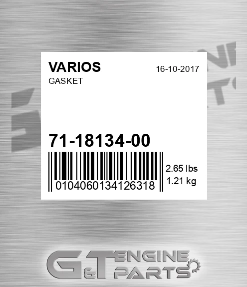 71-18134-00 Gasket