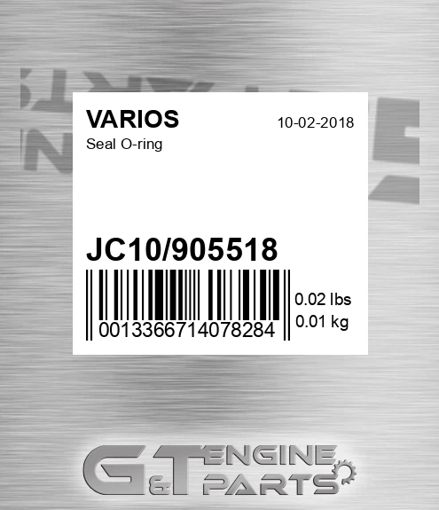 JC10/905518 Seal O-ring
