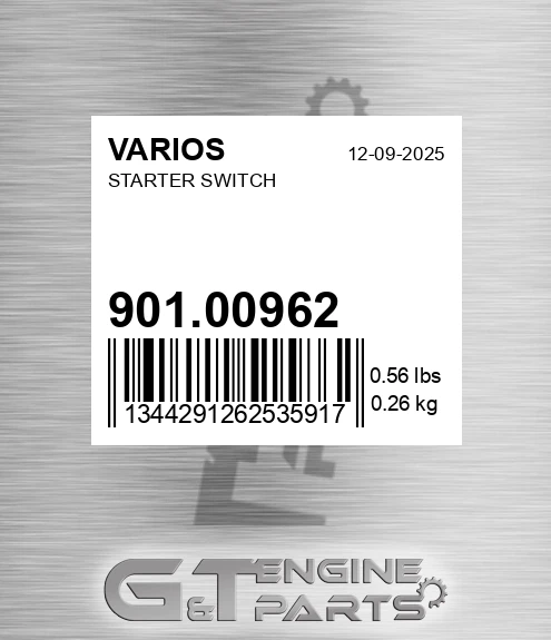 901.00962 Starter Switch