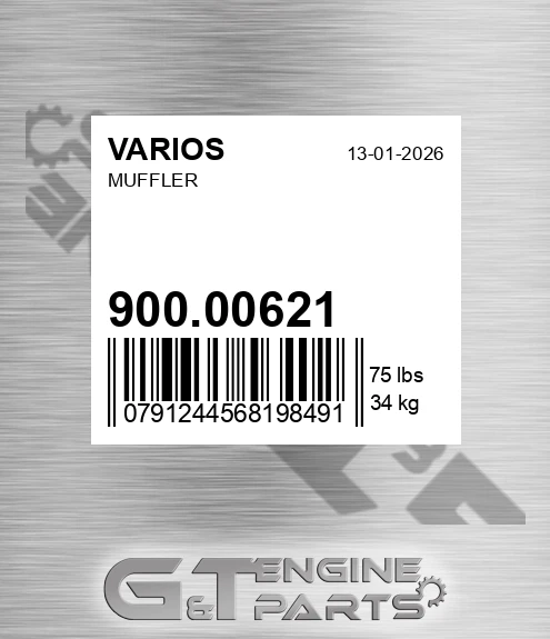 900.00621 Muffler
