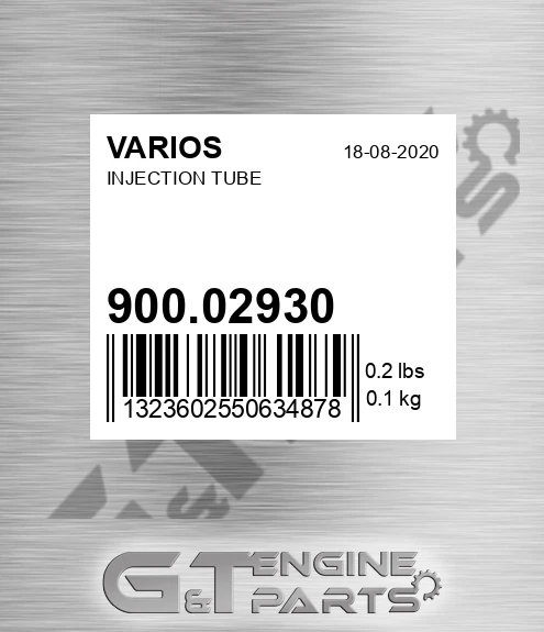 900.02930 Injection Tube