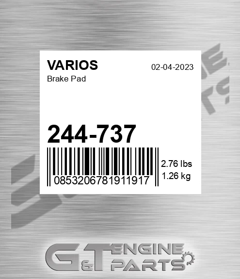 244-737 Brake Pad