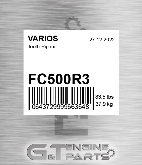FC500R3 VARIOS Tooth Ripper