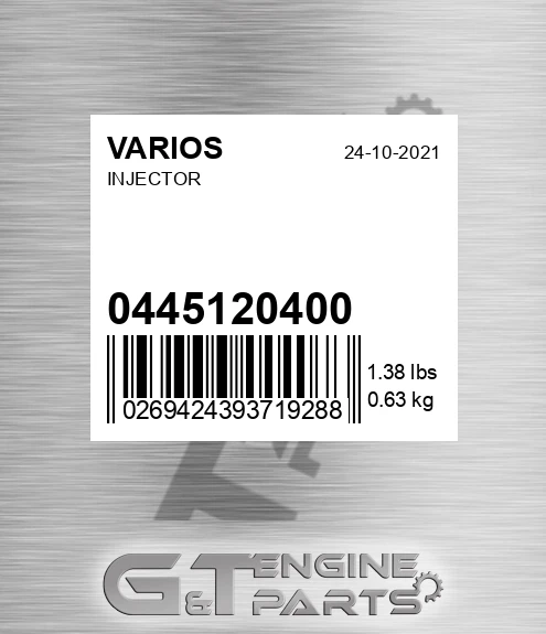 0445120400 Injector
