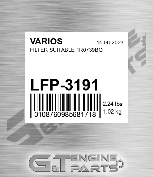 LFP-3191 Filter Suitable 1r0739bq