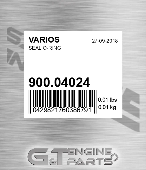 900.04024 Seal O-ring