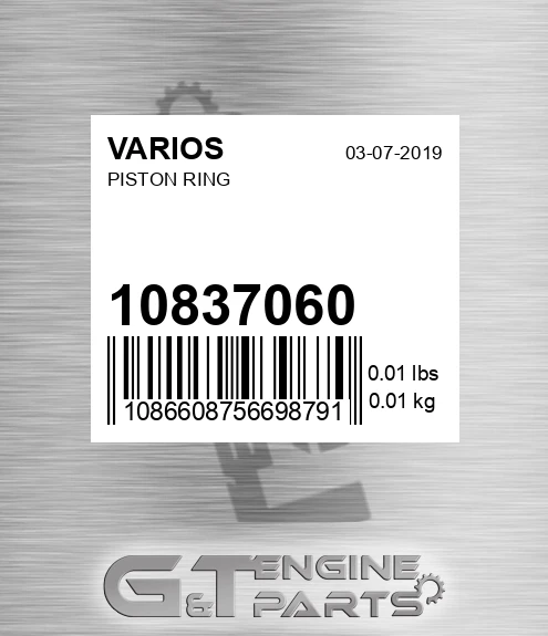 10837060 Piston Ring