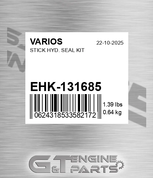 EHK-131685 Stick Hyd. Seal Kit