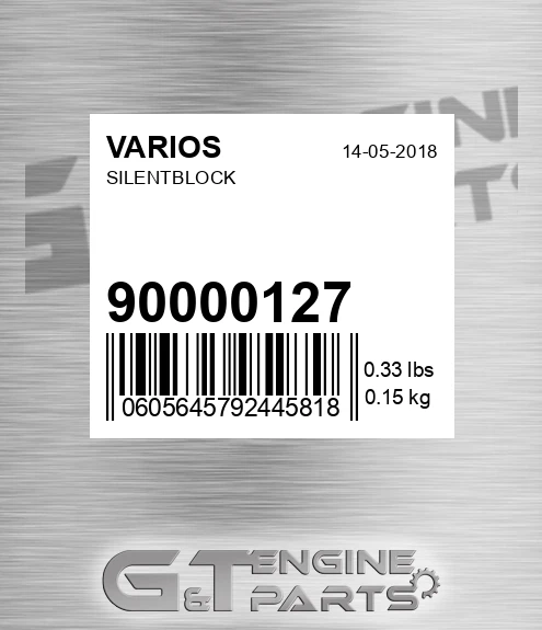 900.00127 Silentblock for VARIOS