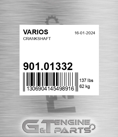 901.01332 Crankshaft