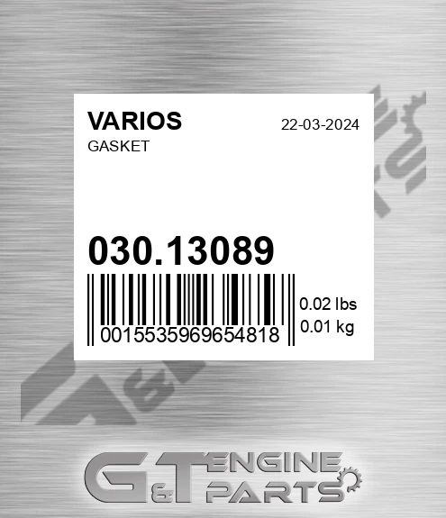 030.13089 Gasket