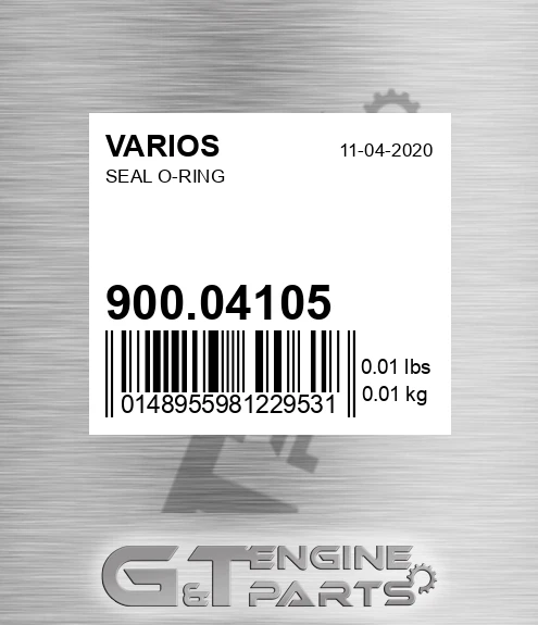 900.04105 Seal O-ring