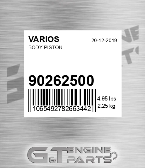 90262500 Body Piston