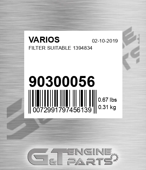 903.00056 Filter Suitable 1394834