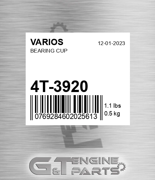 4T-3920 Bearing Cup