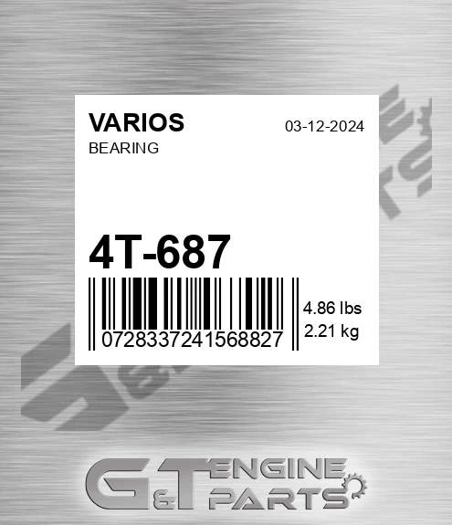 4T-687 Bearing for VARIOS