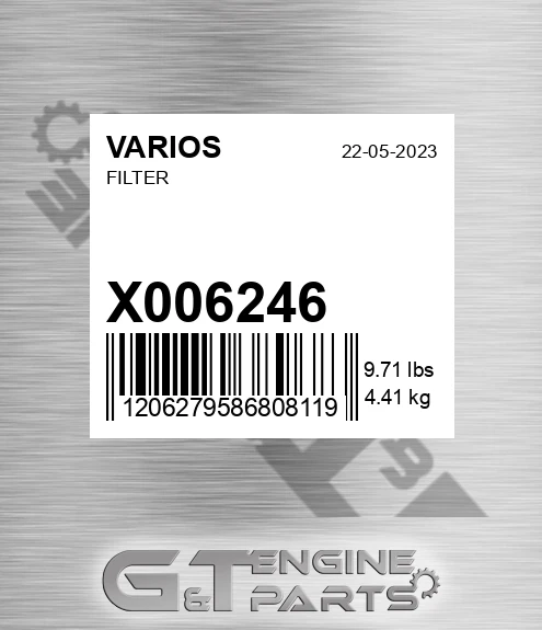 X006246 Filter