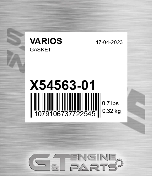 X54563-01 Gasket