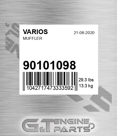 901.01098 Muffler