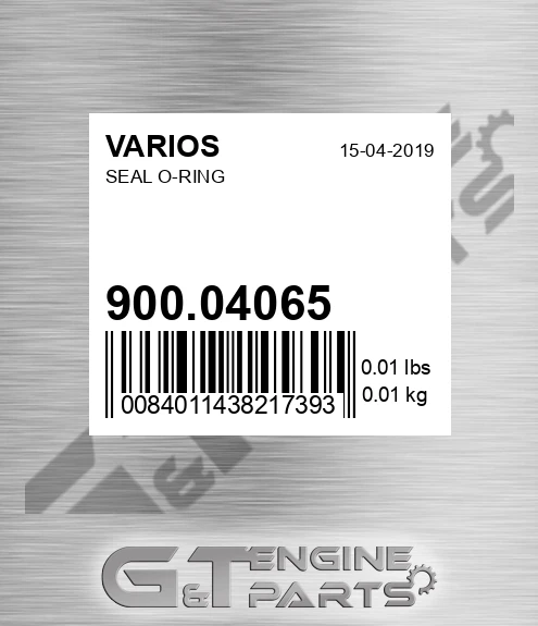 900.04065 Seal O-ring