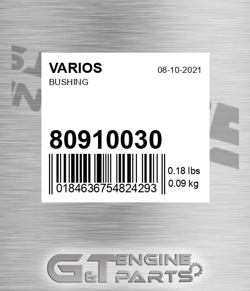 80910030 Bushing