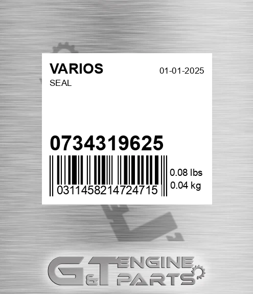 0734319625 Seal for VARIOS