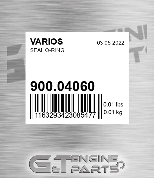 900.04060 Seal O-ring