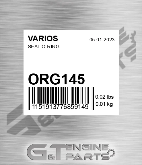 ORG145 Seal O-ring