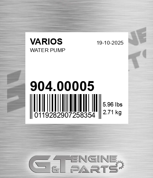904.00005 Water Pump