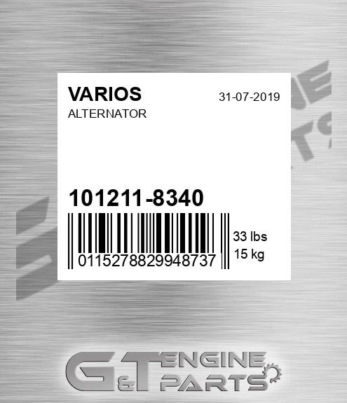 101211-8340+ Alternator