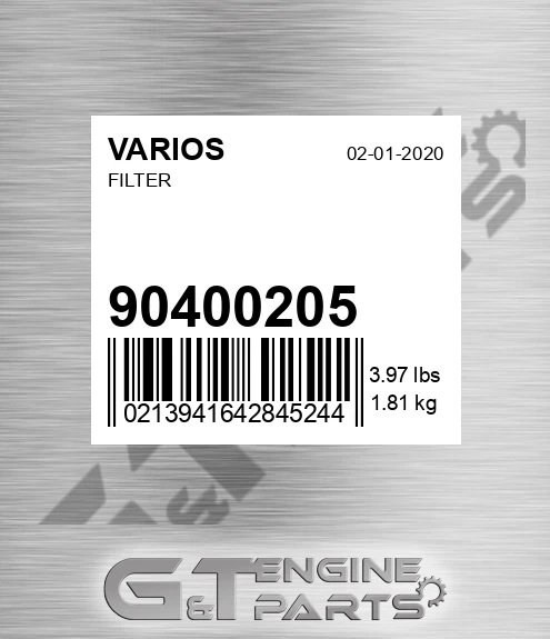 90400205 Filter