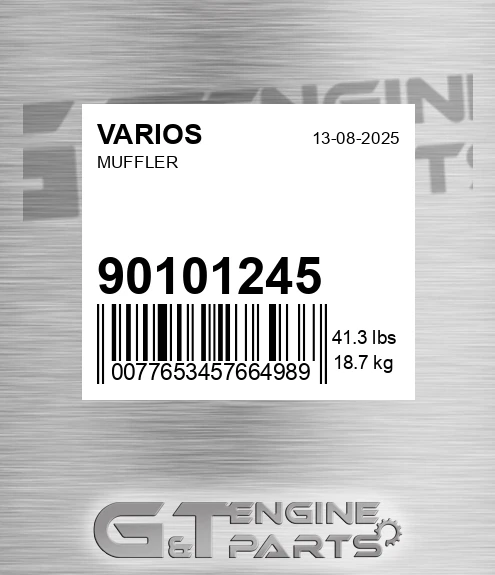 901.01245 Muffler for VARIOS
