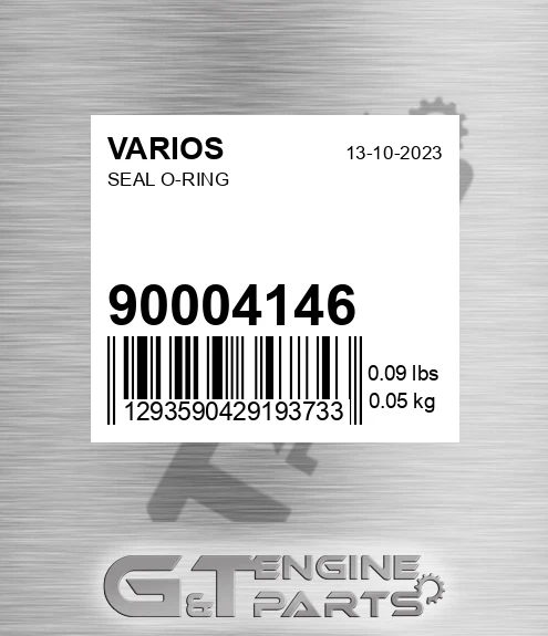 900.04146 Seal O-ring