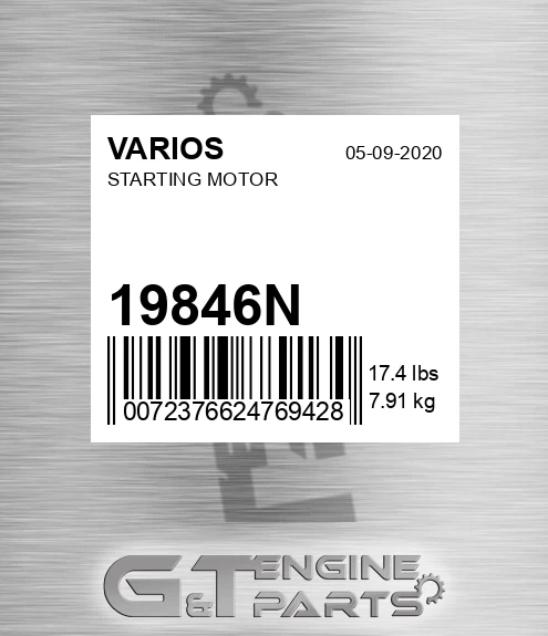 19846N Starting Motor