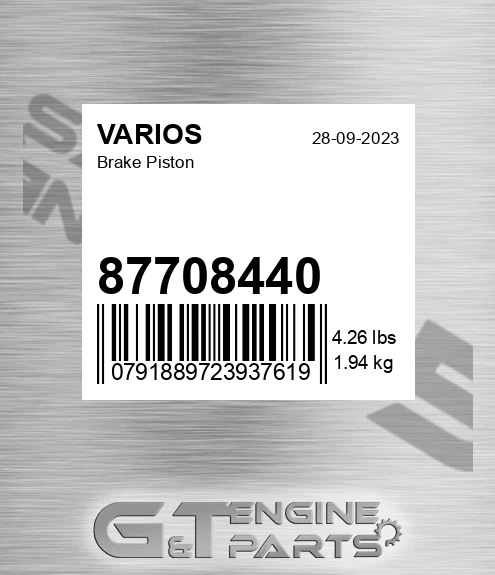 87708440 Brake Piston