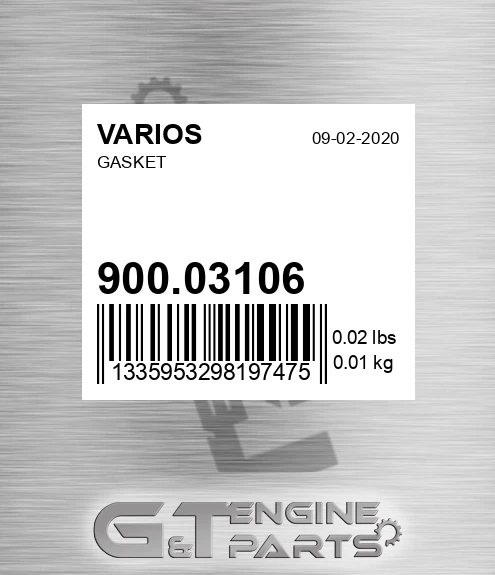 900.03106 Gasket