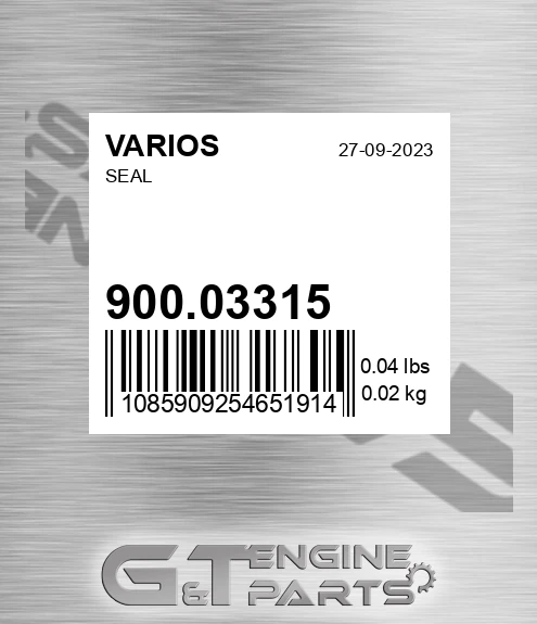 900.03315 Seal