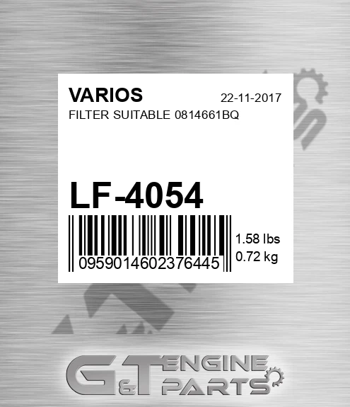 LF-4054 Filter Suitable 0814661bq