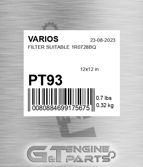 PT93 Filter Suitable 1r0728bq