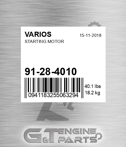 91-28-4010 Starting Motor