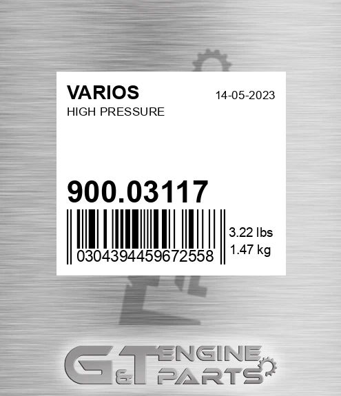 900.03117 High Pressure