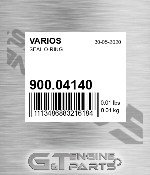 900.04140 Seal O-ring
