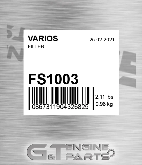 FS1003 Filter