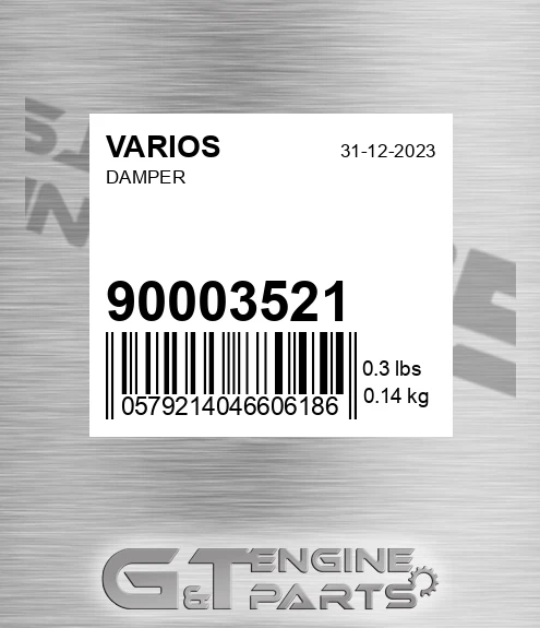 900.03521 Damper