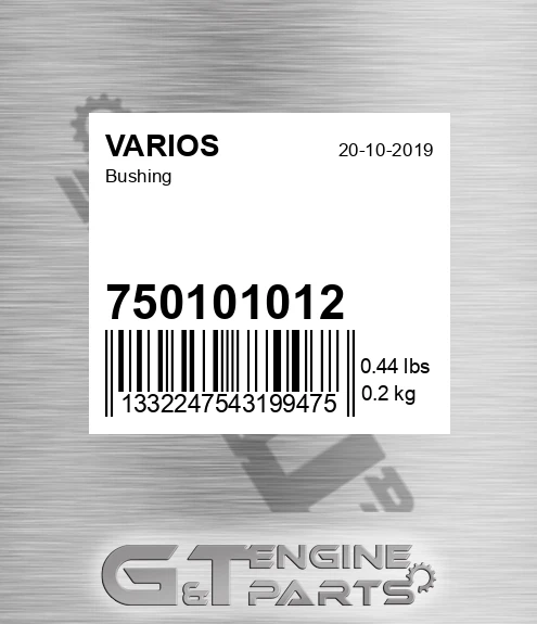 750101012 Bushing