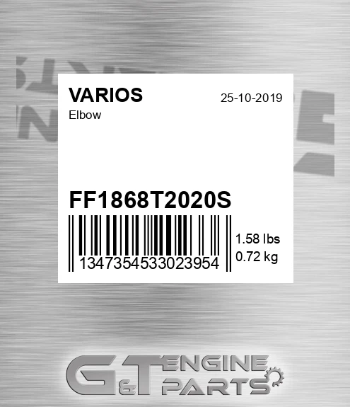 FF1868T2020S Elbow