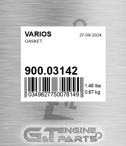 900.03142 Gasket