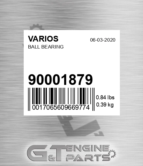 90001879 Bearing