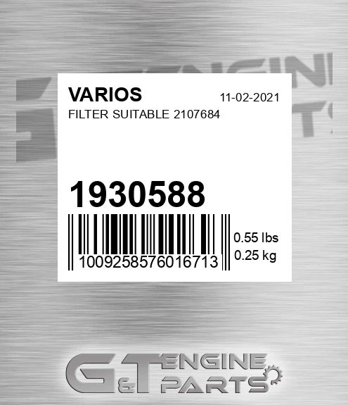 1930588 Filter Suitable 2107684